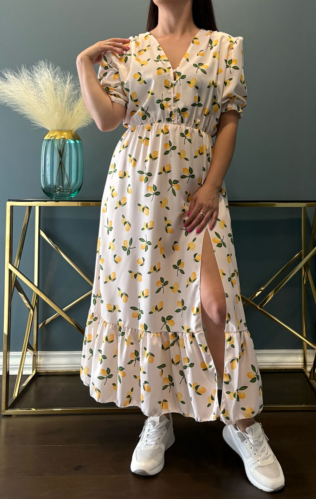 Ilga vasariška suknelė "Citrina"