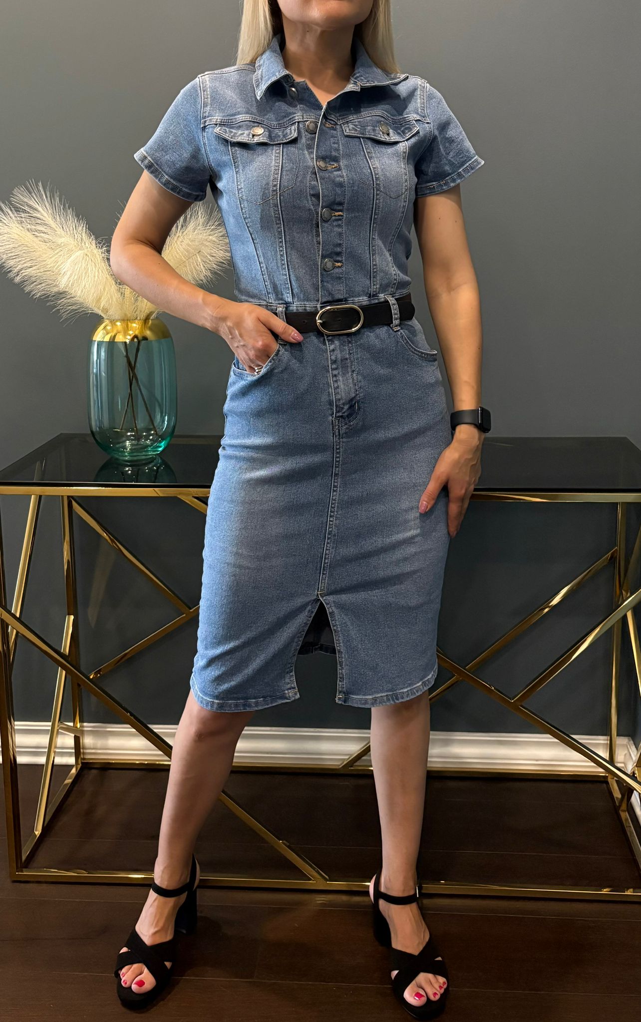 Džinsinė suknelė