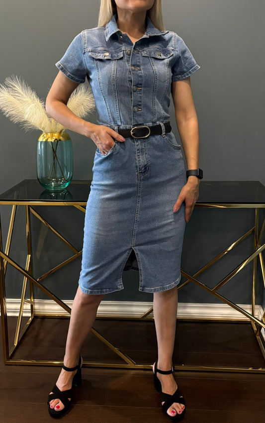 Džinsinė suknelė